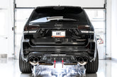 AWE Touring Edition Exhaust for Jeep Grand Cherokee SRT and Trackhawk - for use with stock tips - Mounted